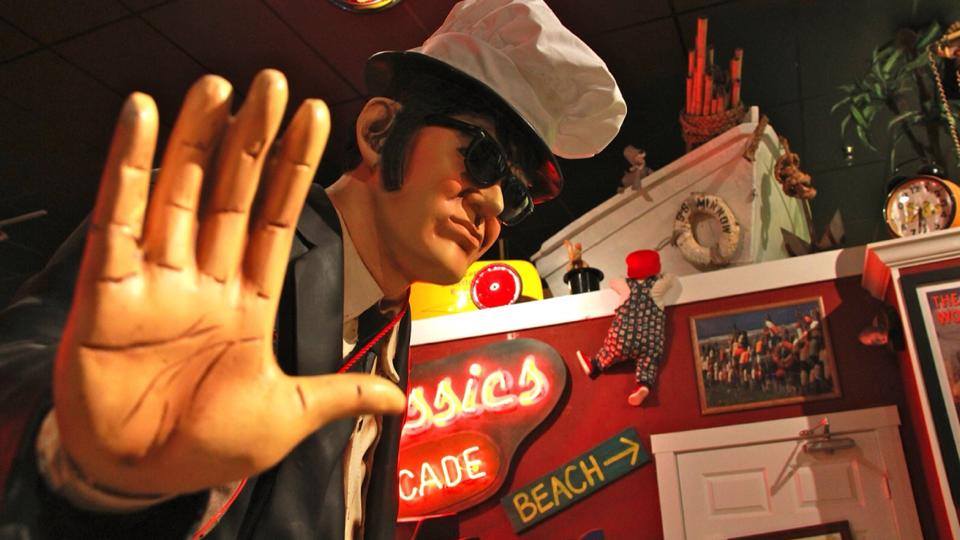 Blues Brothers figure with chef hat