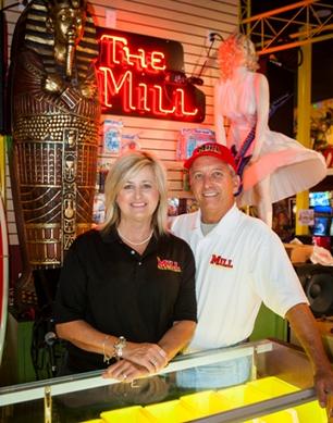 Owners Danny and Jill Davis at The Mill