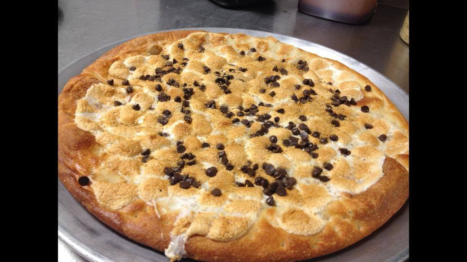 S'mores dessert pizza at The Mill