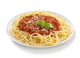 Delicious spaghetti with marinara sauce